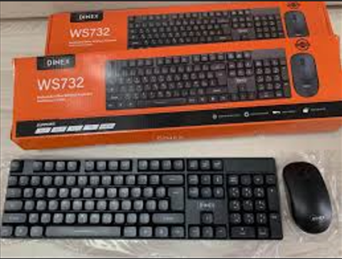 Clavier et Souris sans Fil Dinex WS732